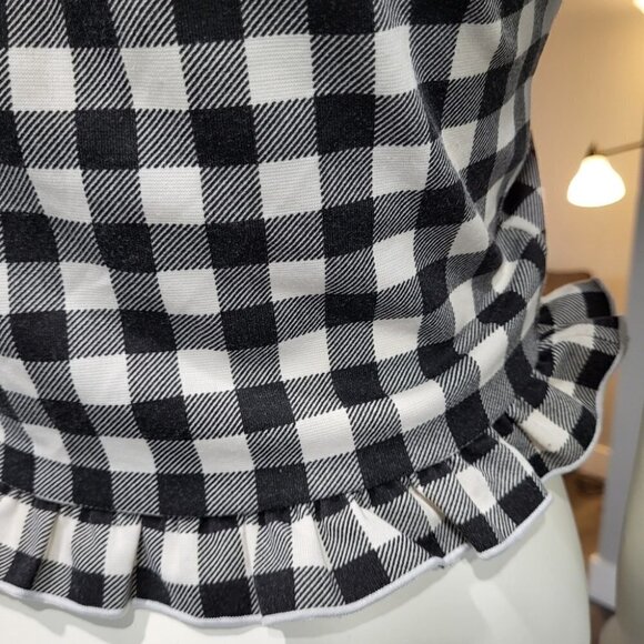 Mary Rose - Crop top Gingham crossed back - Picture 4 of 6